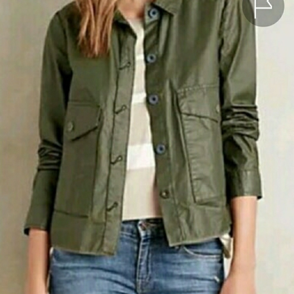 Anthropologie HEI HEI Jacket - Green - Size L NWT